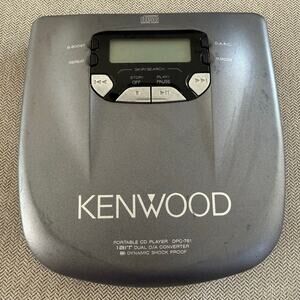 Vintage Kenwood DPC-761 Portable CD Player Discman 1996 For Parts Only